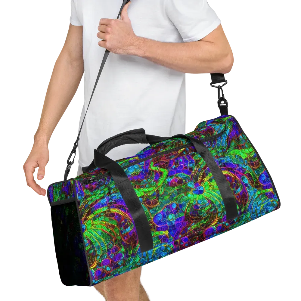 Jewel Circuit on Duffle Bag — Right Front
