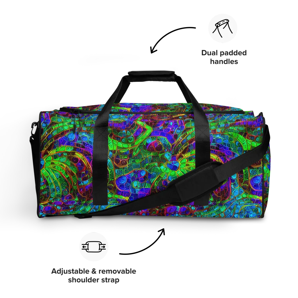 Jewel Circuit on Duffle Bag — Front