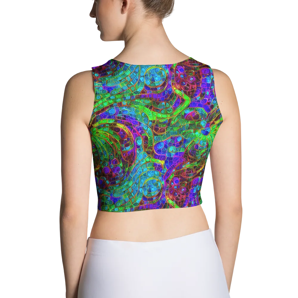 Jewel Circuit on Crop Top — Back