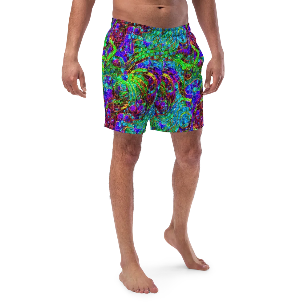 Jewel Circuit on Swim Trunks — Front