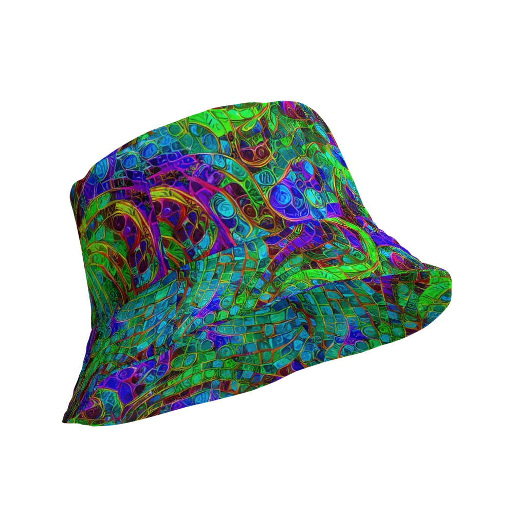 Jewel Circuit on Reversible Bucket Hat — Product details Outside