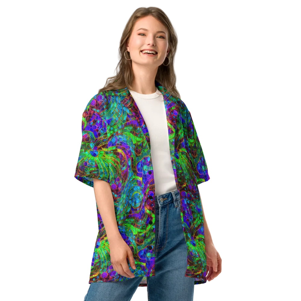 Jewel Circuit on Button Shirt — Front