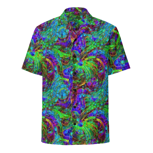 Jewel Circuit on a Button Shirt