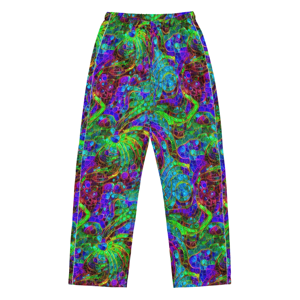 Jewel Circuit on Women's Pajama Pants — Front