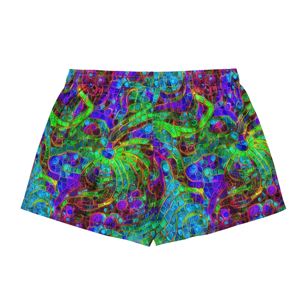Jewel Circuit on Women's Pajama Shorts — Back