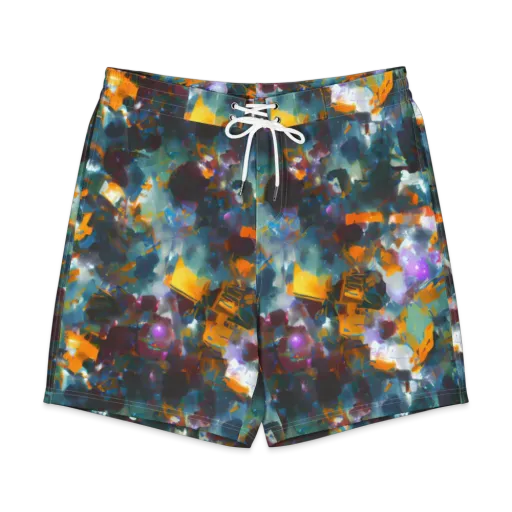 Abyssal Sparks on a Men's Board Shorts