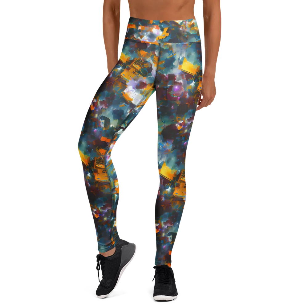 Abyssal Sparks on Yoga Leggings — Front