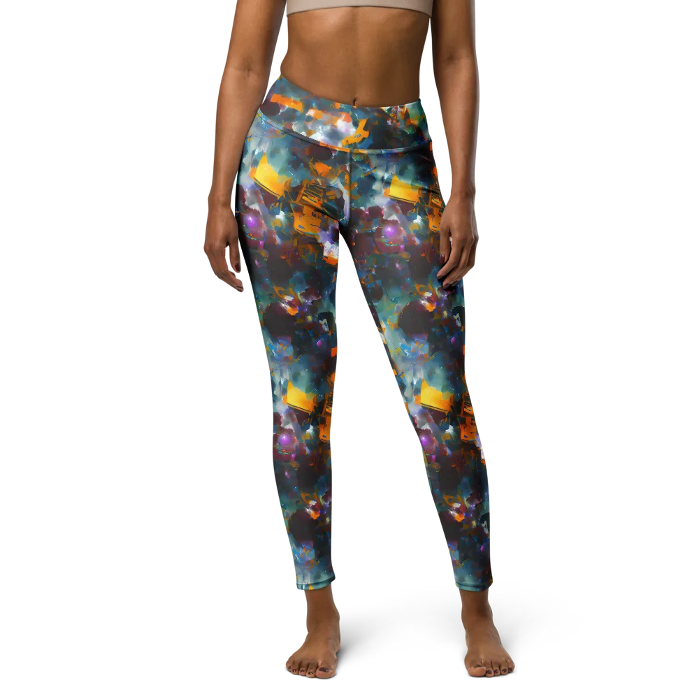 Abyssal Sparks on Yoga Leggings — Front