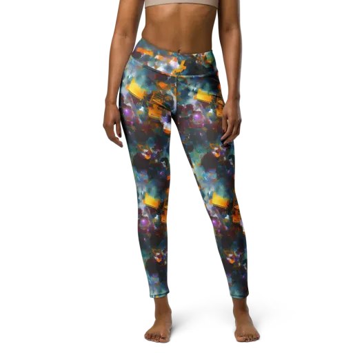 Abyssal Sparks on a Yoga Leggings