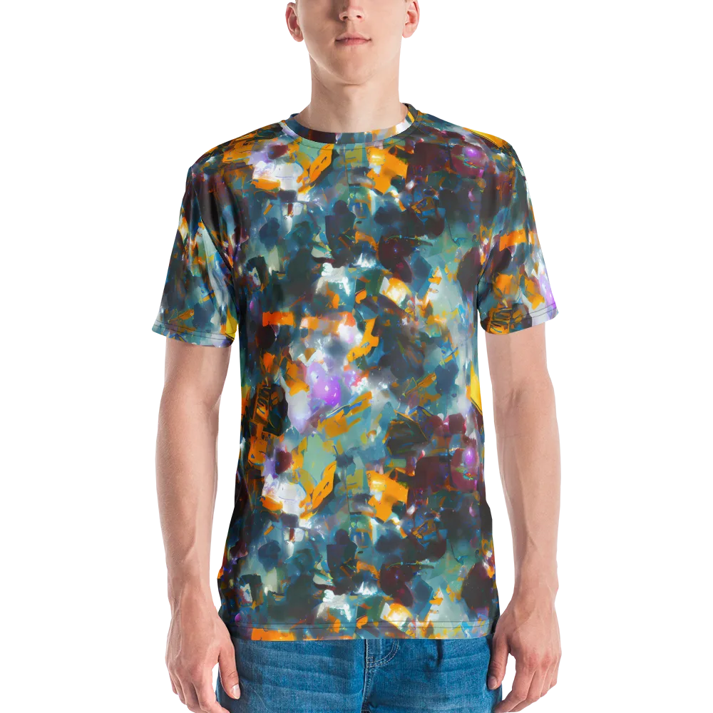 Abyssal Sparks on Men's Crew Neck T-Shirt — Front