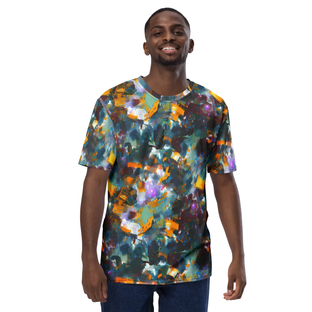 Abyssal Sparks on Men's Crew Neck T-Shirt — Front