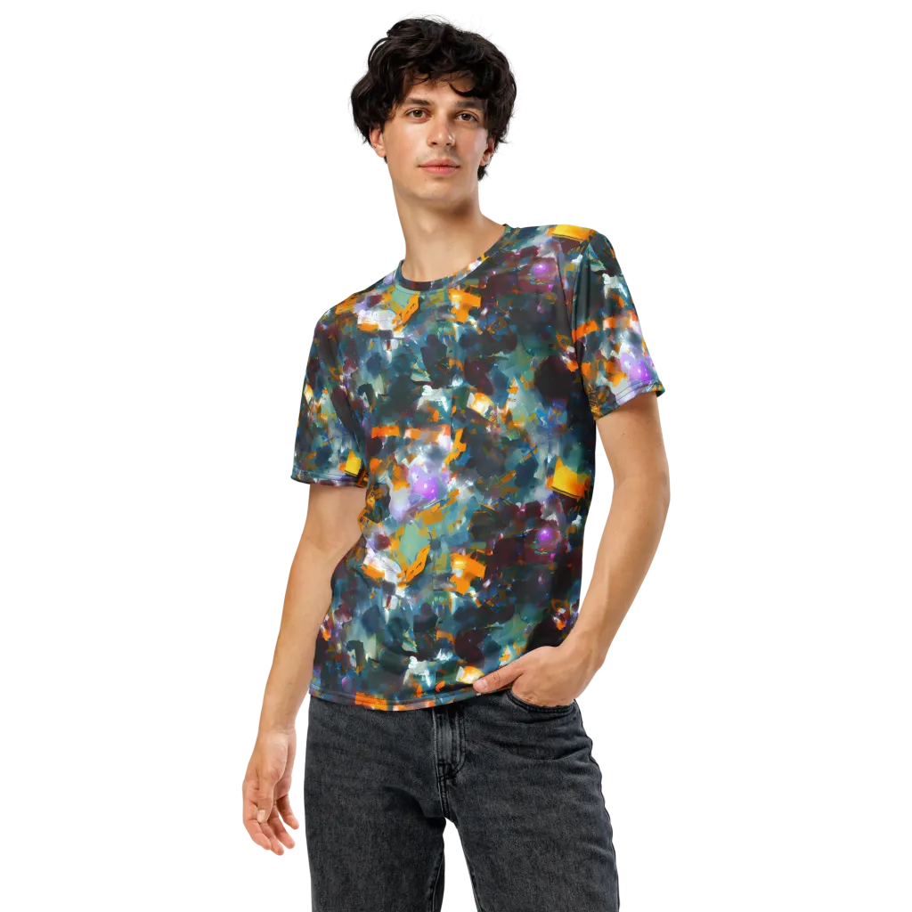Abyssal Sparks on Men's Crew Neck T-Shirt — Front