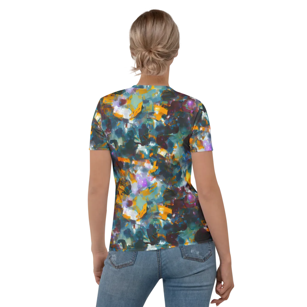 Abyssal Sparks on Women's Crew Neck T-Shirt — Back