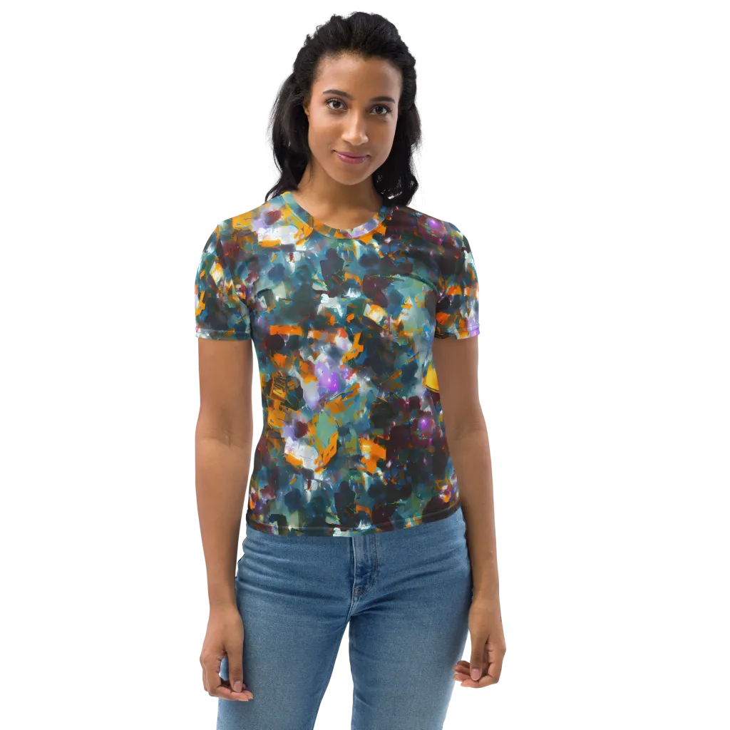 Abyssal Sparks on Women's Crew Neck T-Shirt — Front