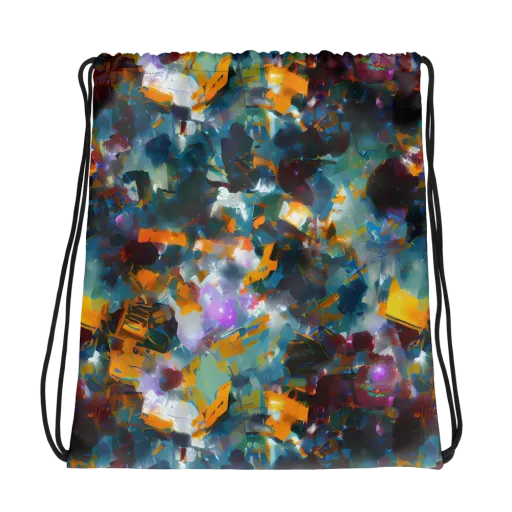 Abyssal Sparks on a Drawstring Bag