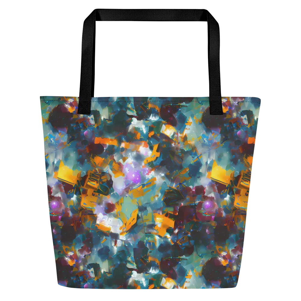 Abyssal Sparks on Large Tote Bag W/ Pocket — Front