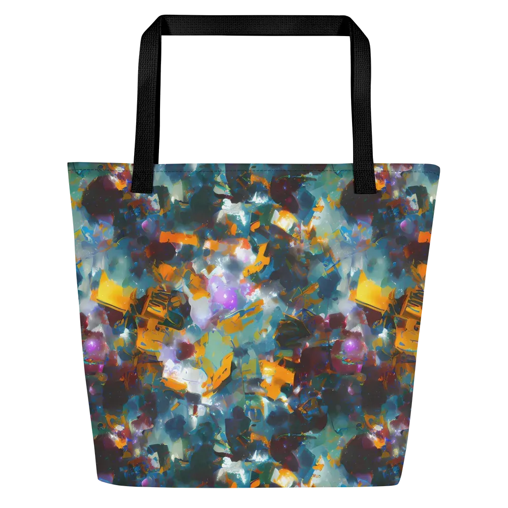 Abyssal Sparks on Large Tote Bag W/ Pocket — Front