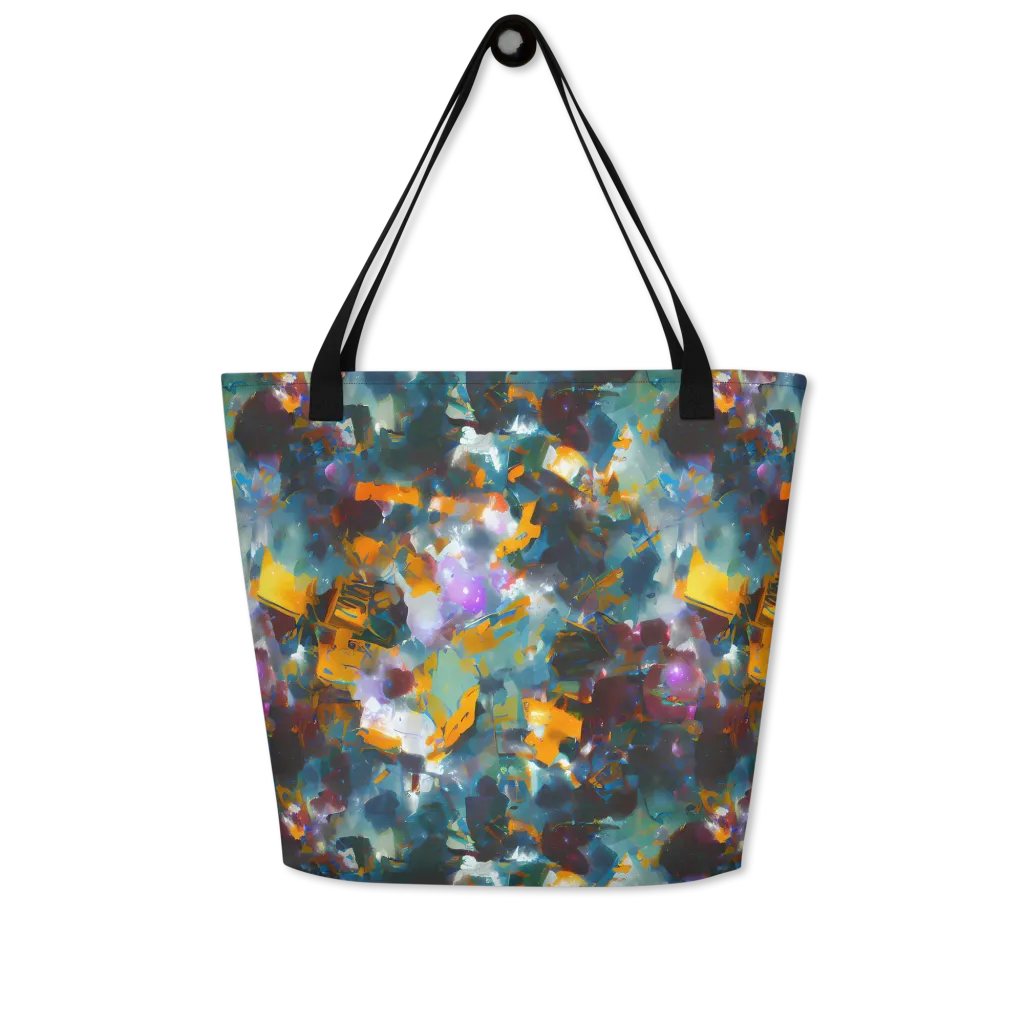 Abyssal Sparks on Large Tote Bag W/ Pocket — Front