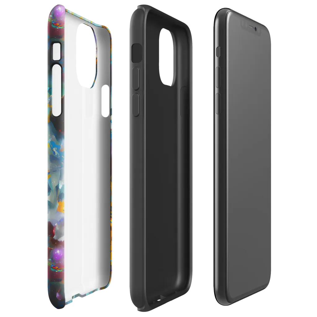 Abyssal Sparks on Tough Case for iPhone® — Right