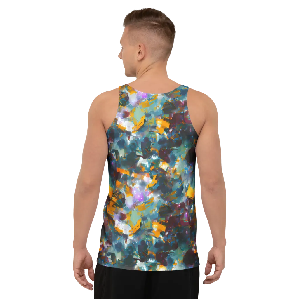 Abyssal Sparks on Men's Tank Top — Back