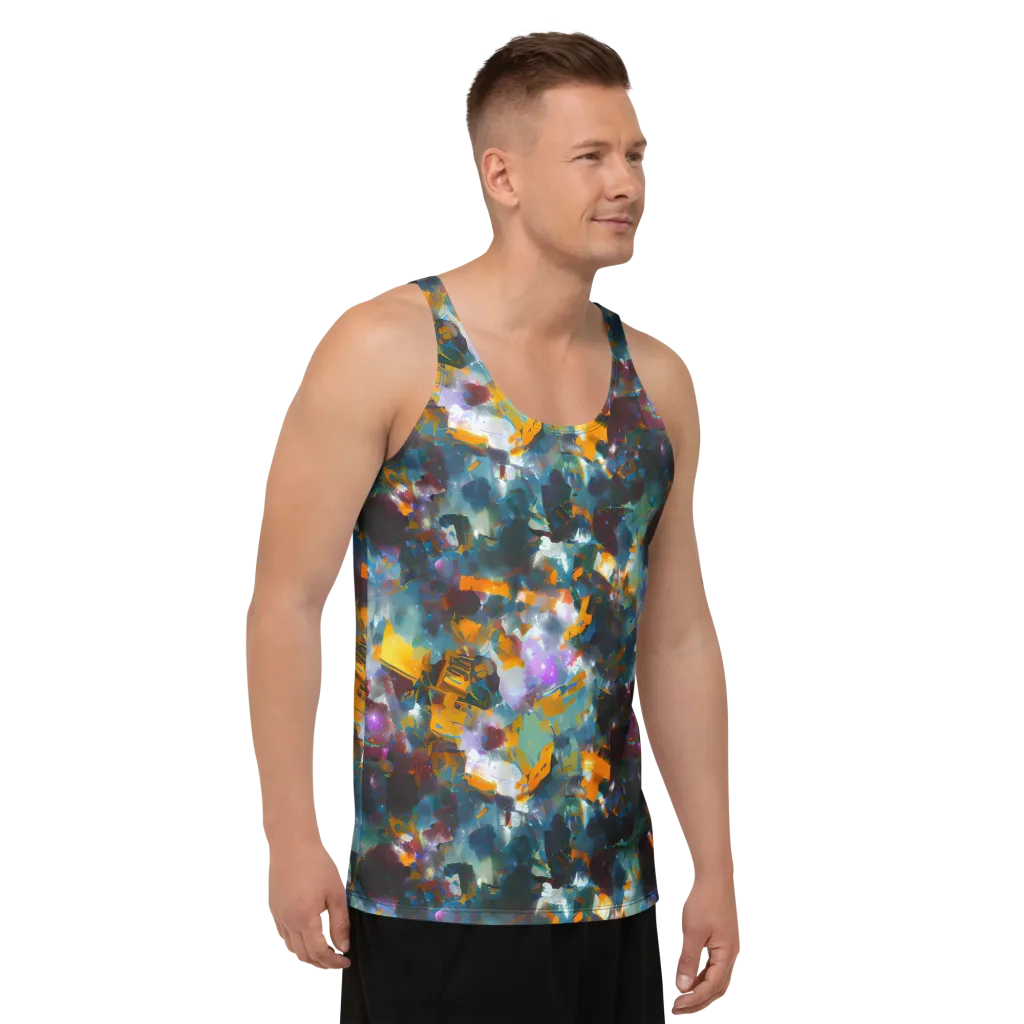 Abyssal Sparks on Men's Tank Top — Right Front