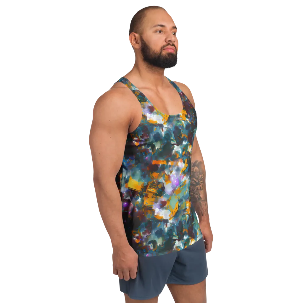 Abyssal Sparks on Men's Tank Top — Right Front