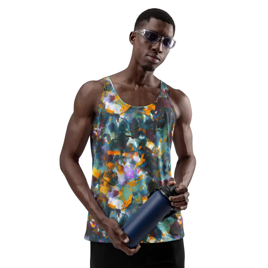 Abyssal Sparks on Men's Tank Top — Front