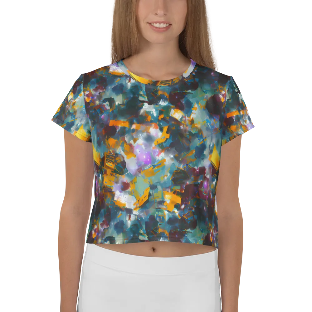 Abyssal Sparks on Crop Tee — Front