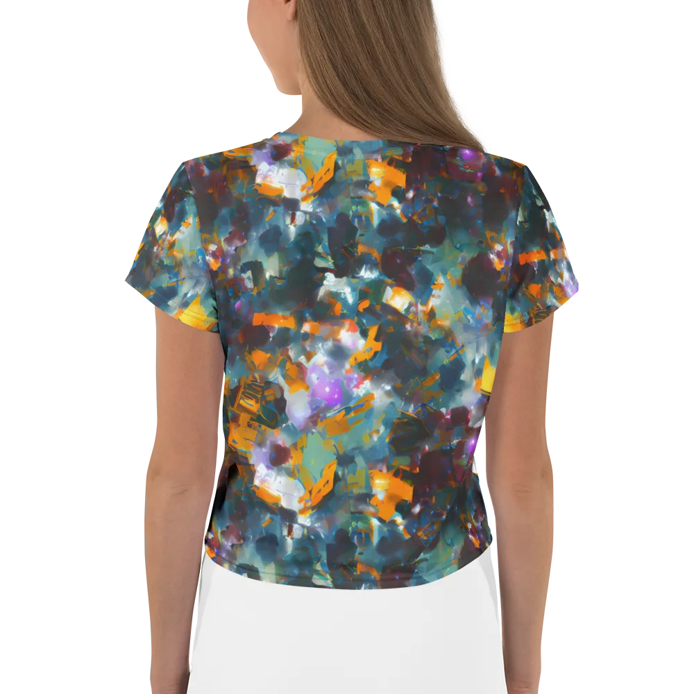 Abyssal Sparks on Crop Tee — Back