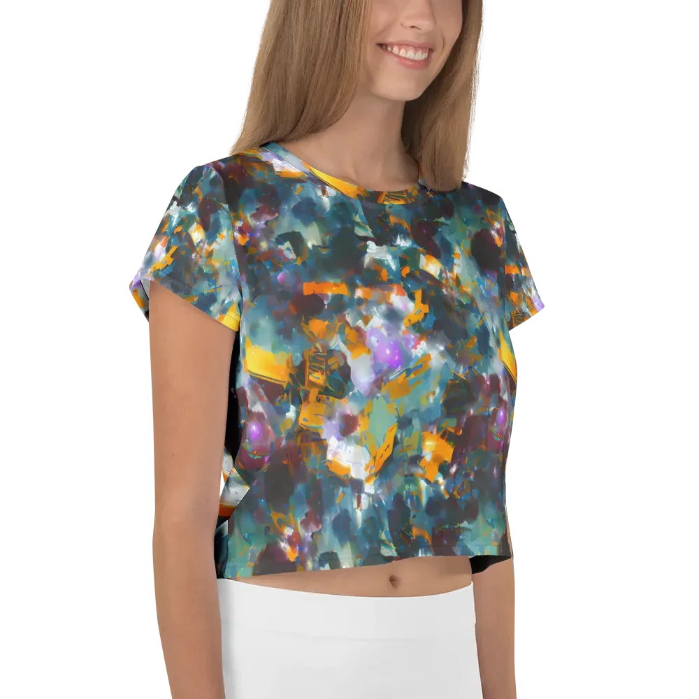 Abyssal Sparks on Crop Tee — Right