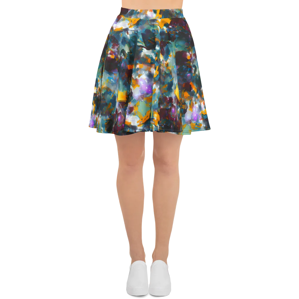 Abyssal Sparks on Skater Skirt — Front