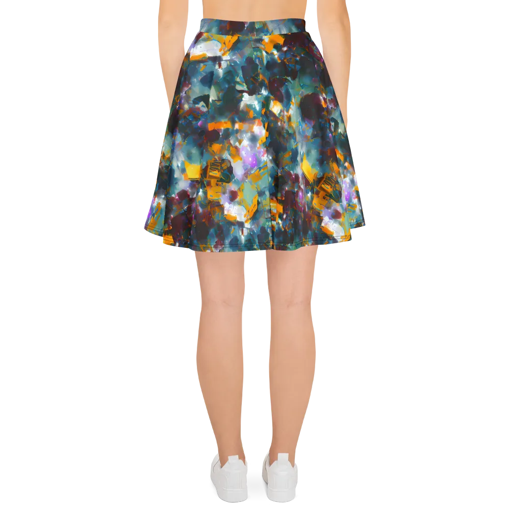 Abyssal Sparks on Skater Skirt — Back