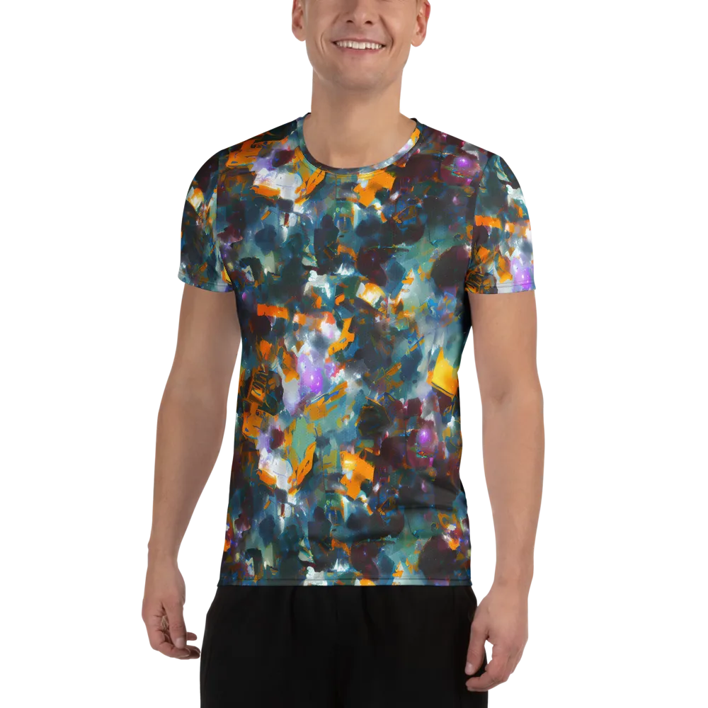 Abyssal Sparks on Men's Athletic T-Shirt — Front
