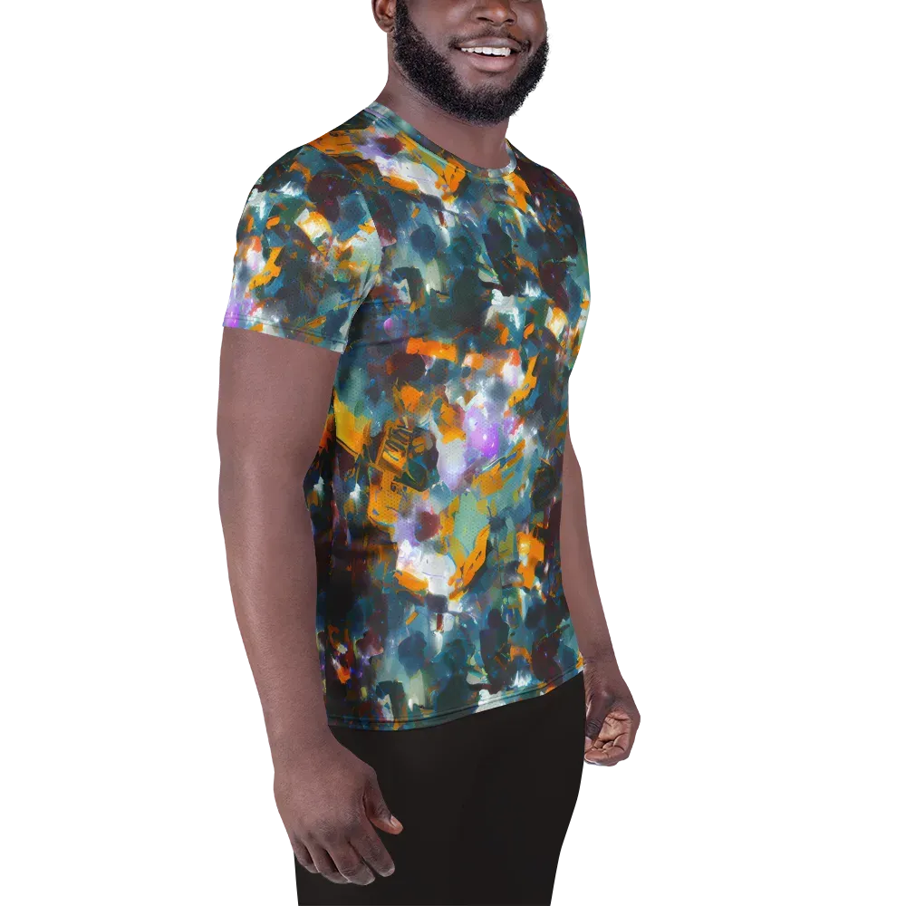 Abyssal Sparks on Men's Athletic T-Shirt — Right