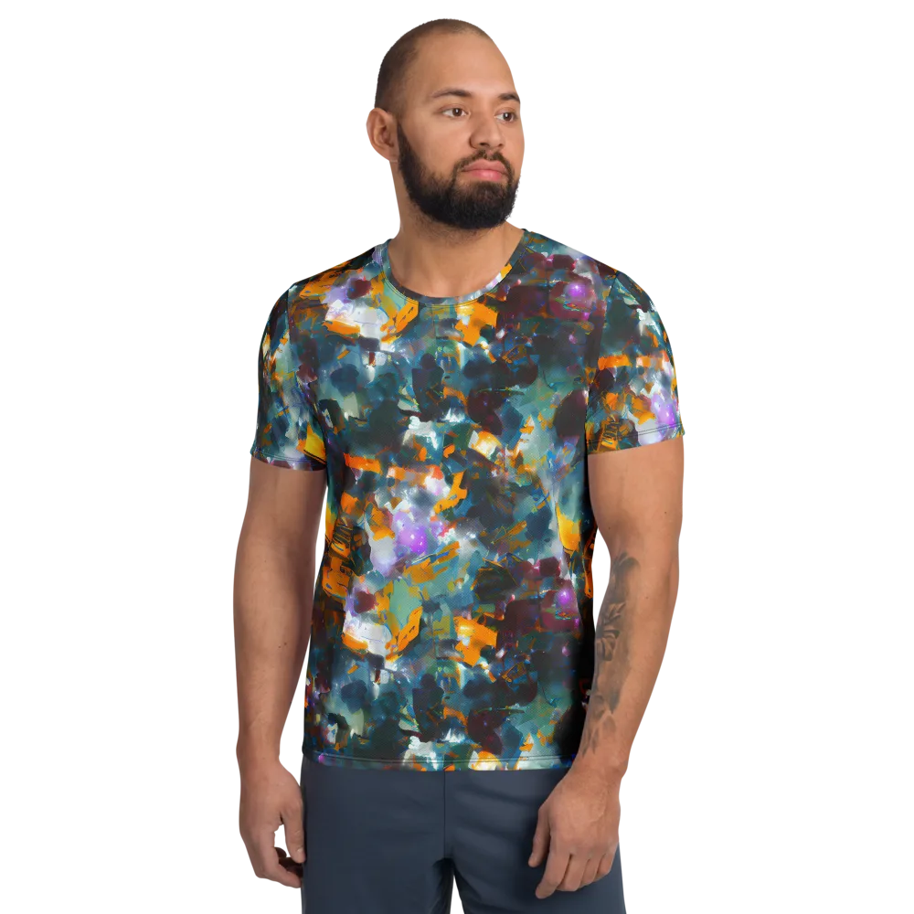 Abyssal Sparks on Men's Athletic T-Shirt — Front