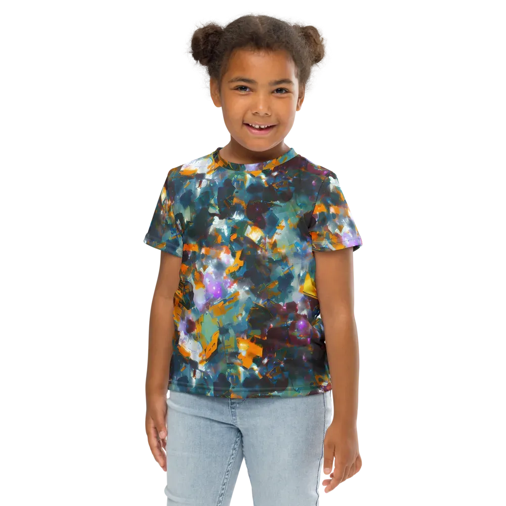 Abyssal Sparks on Kids Crew Neck T-Shirt — Front