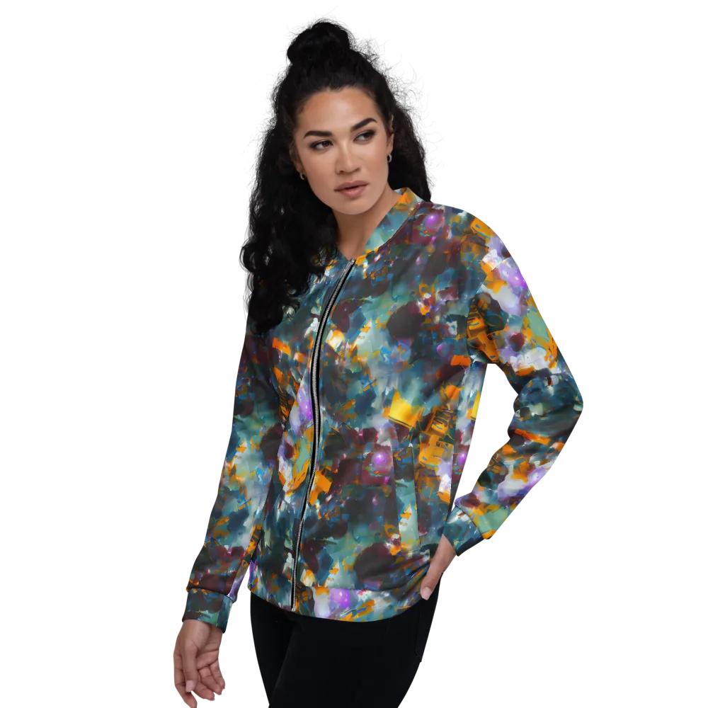 Abyssal Sparks on Bomber Jacket — Left