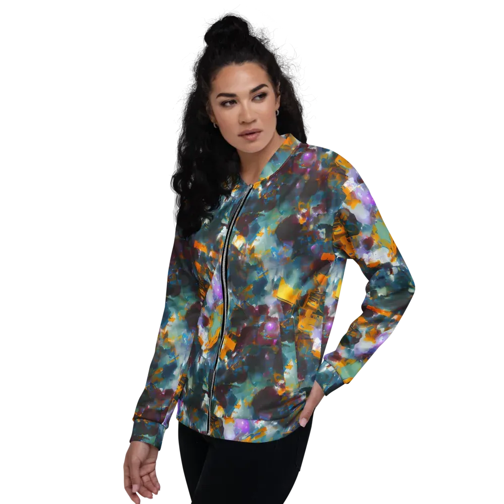 Abyssal Sparks on Bomber Jacket — Left
