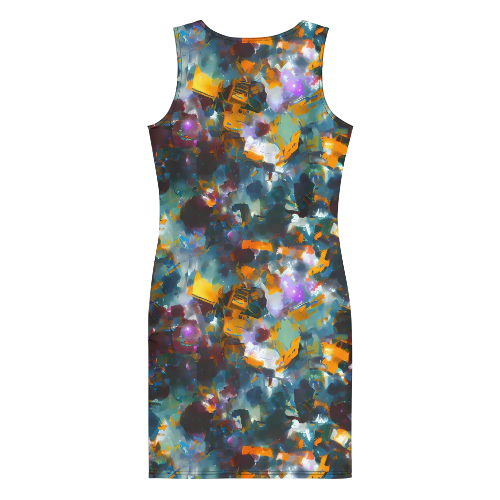 Abyssal Sparks on Bodycon Dress — Back