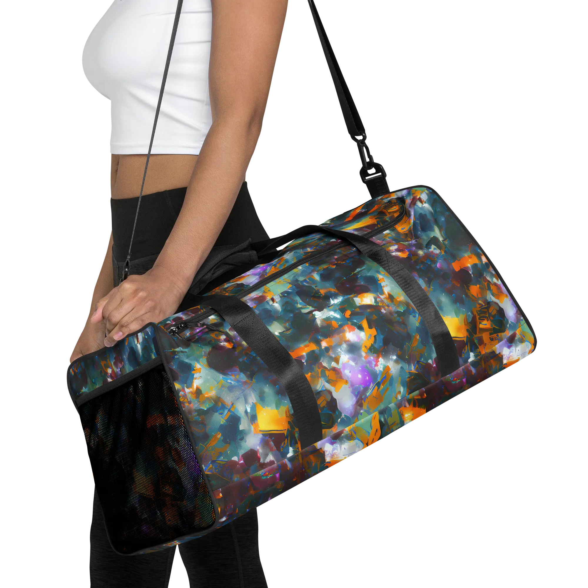 Abyssal Sparks on Duffle Bag — Front