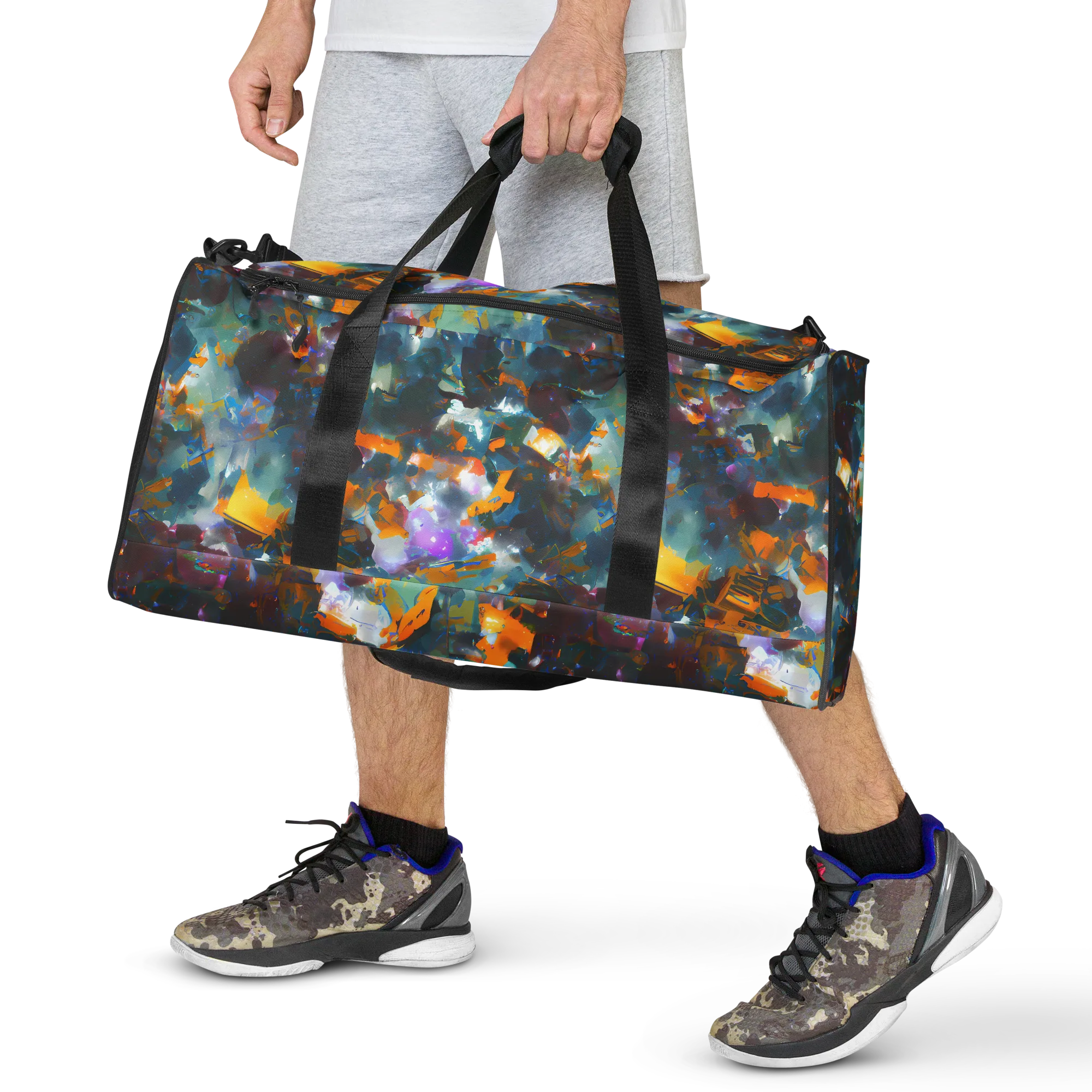 Abyssal Sparks on Duffle Bag — Front