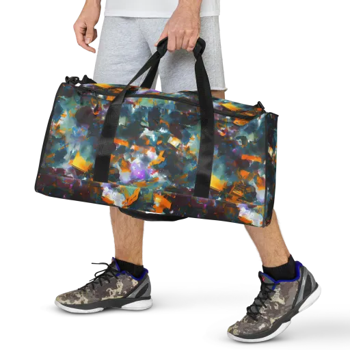 Abyssal Sparks on a Duffle Bag