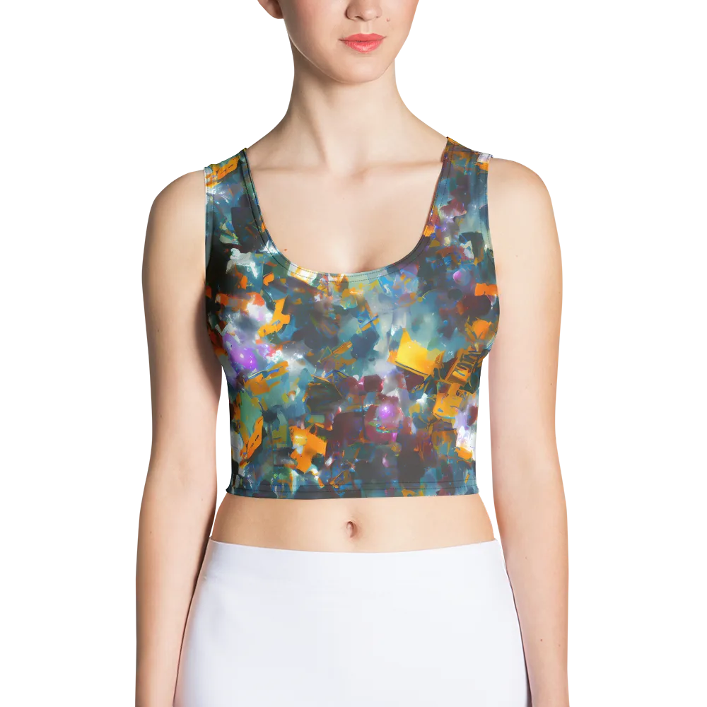 Abyssal Sparks on Crop Top — Front
