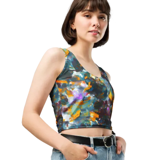 Abyssal Sparks on a Crop Top