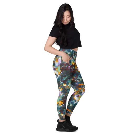 Abyssal Sparks on a Leggings with Pockets