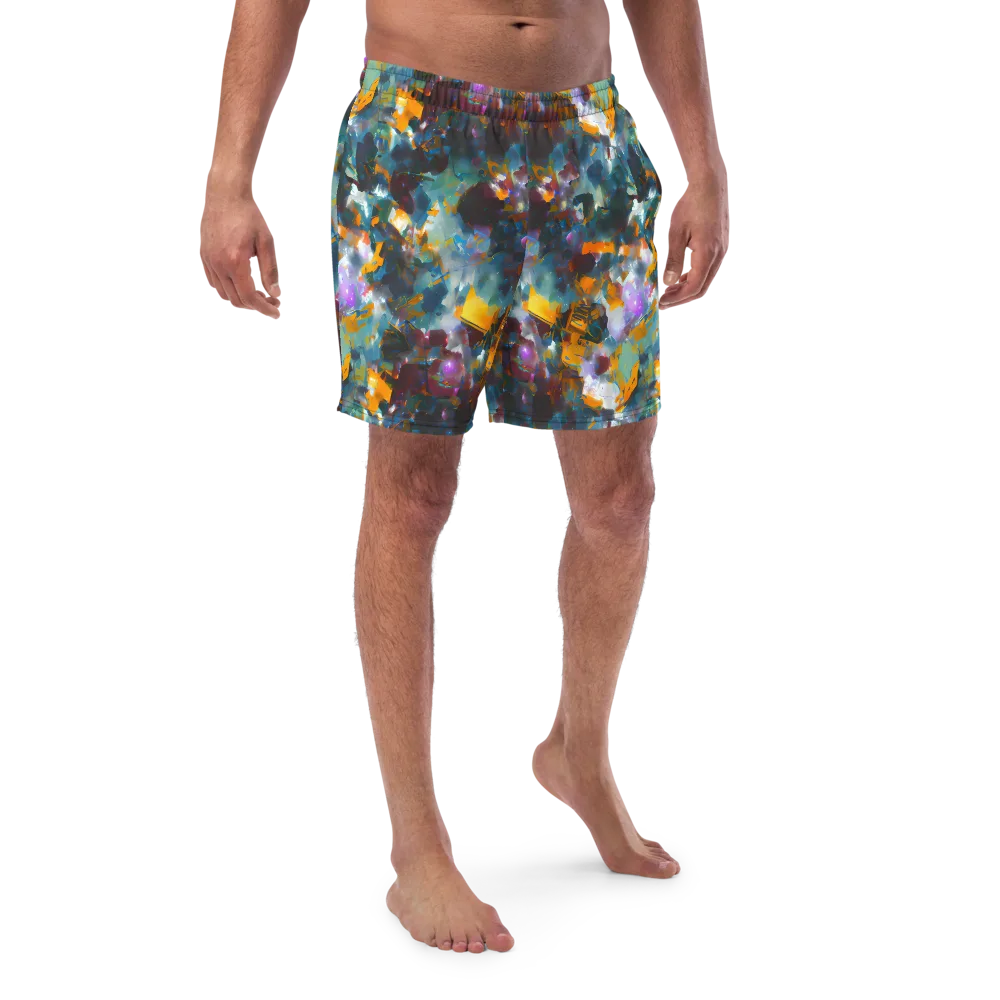 Abyssal Sparks on Swim Trunks — Front