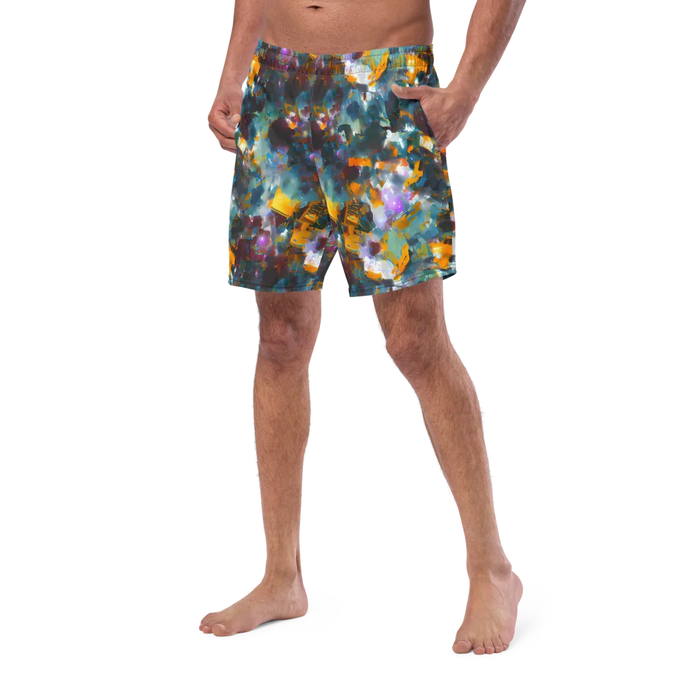 Abyssal Sparks on Swim Trunks — Left Front