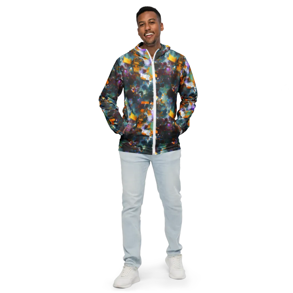 Abyssal Sparks on Men's Windbreaker — Front