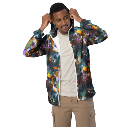 Abyssal Sparks on a Men's Windbreaker