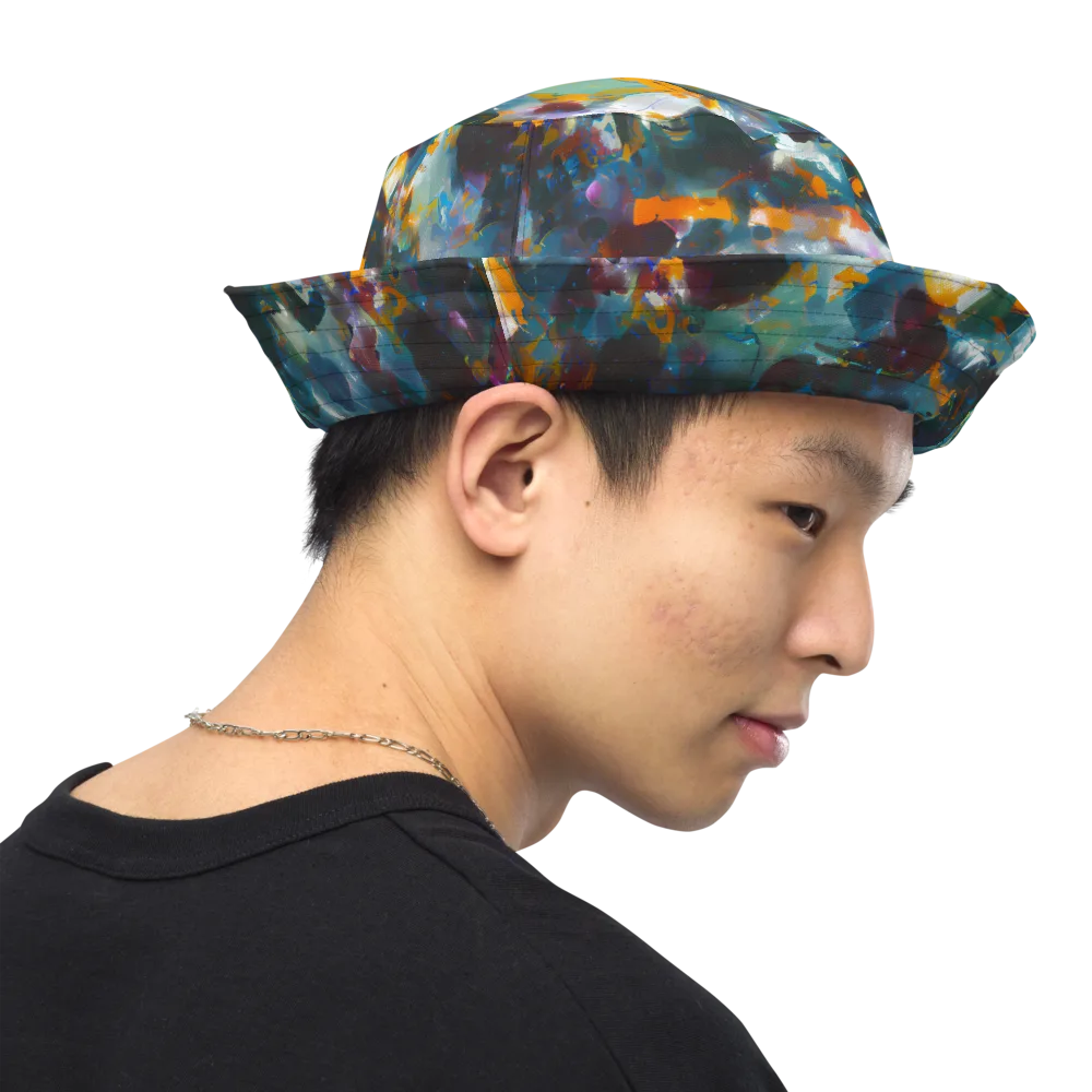 Abyssal Sparks on Reversible Bucket Hat — Right Outside